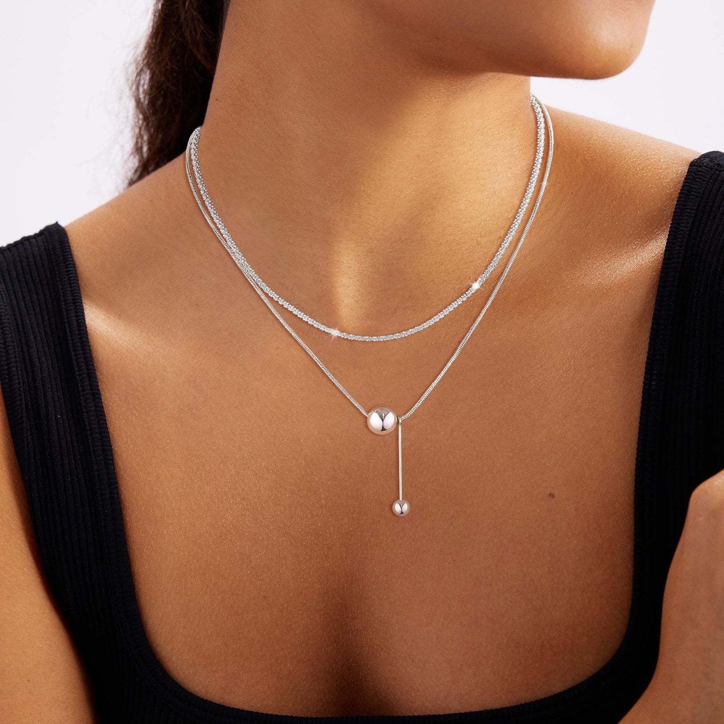 Lariat drop necklace