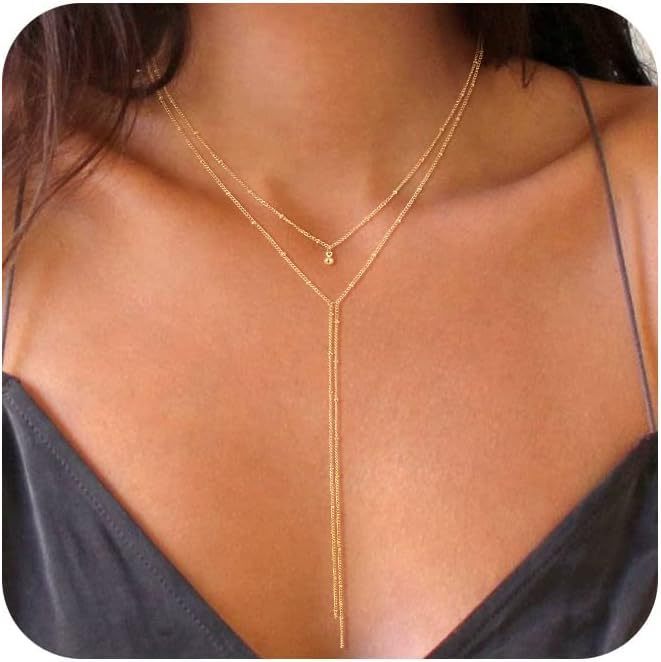 Lariat drop necklace