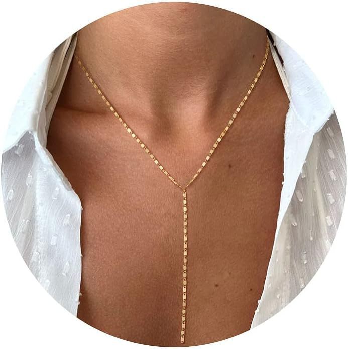 Lariat drop necklace
