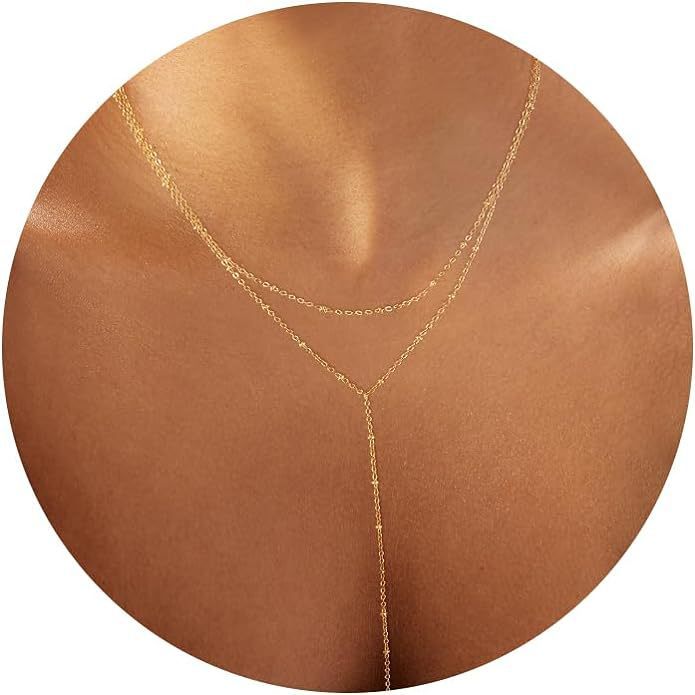 Lariat drop necklace