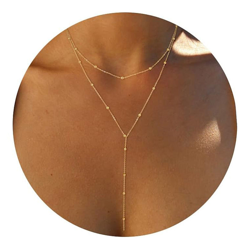 Lariat drop necklace