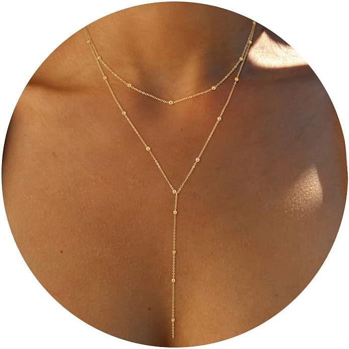 Lariat drop necklace