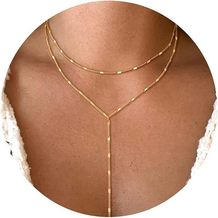 Lariat drop necklace