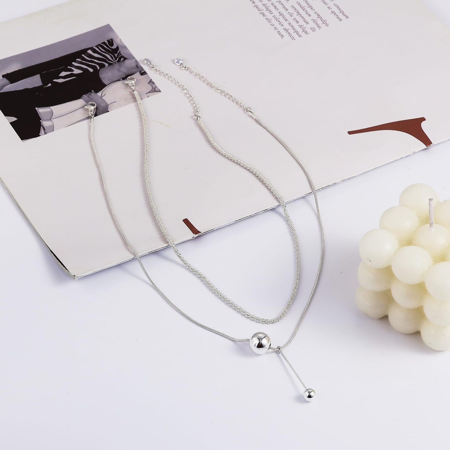 Lariat drop necklace
